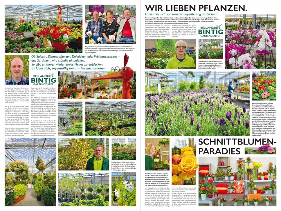 Werbeagentur Aus Hamm Thomas Gawel Buro Fur Gute Kommunikation Referenzen Gartencenter Bintig Gmbh